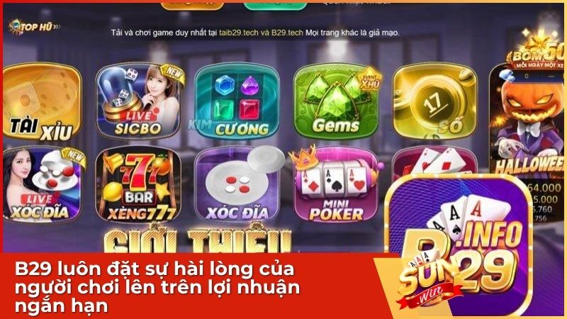 B29 luôn đặt sự hài lòng của người chơi lên trên lợi nhuận ngắn hạn